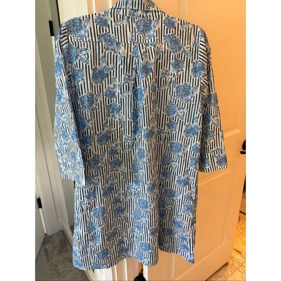 NEW w partial tag Holly Shae Arden shirtdress, $218 Xs/Med E18 - Picture 4 of 7